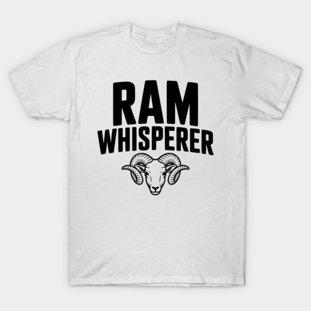 Ram Whisperer T-Shirt by Frank Ring