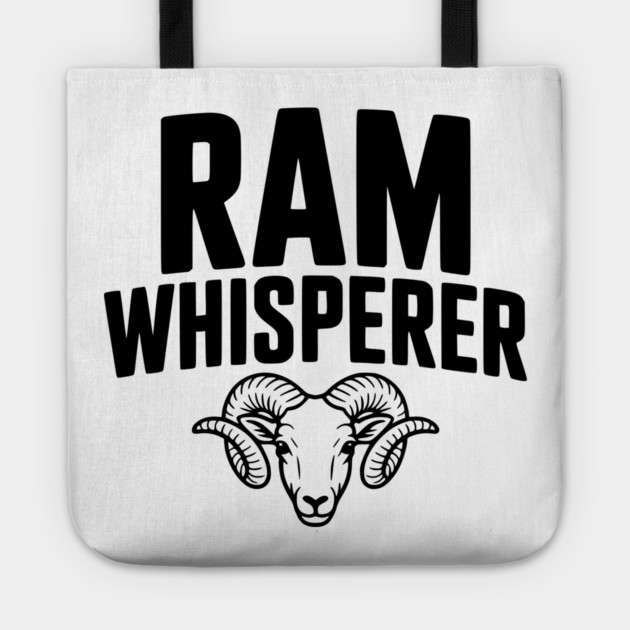 Ram Whisperer Tote by Frank Ring