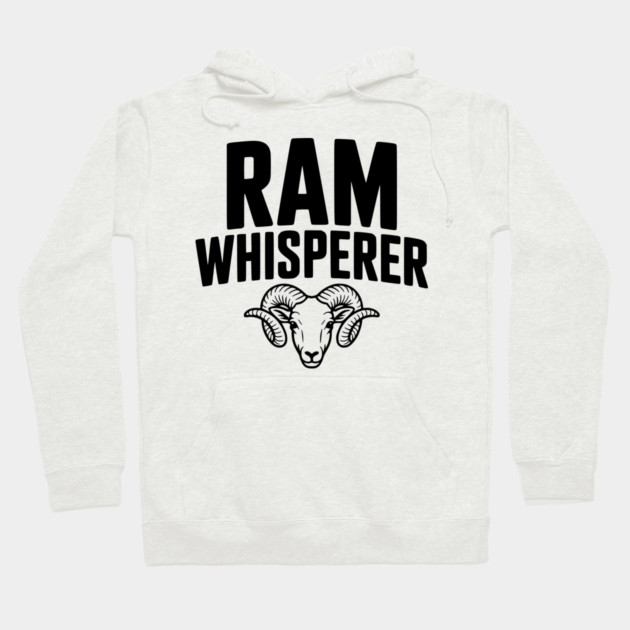 Ram Whisperer Hoodie by Frank Ring