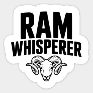 Ram Whisperer Sticker