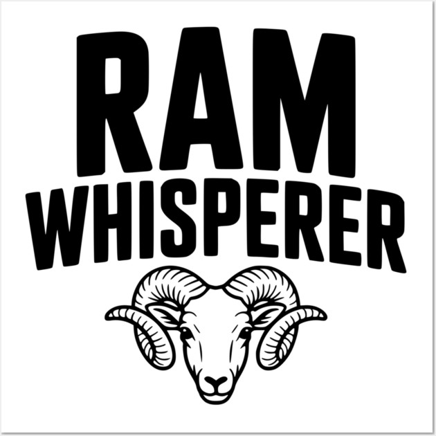 Ram Whisperer Wall Art by Frank Ring