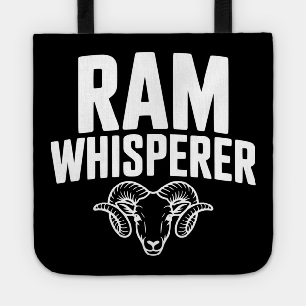 Ram Whisperer Tote by Frank Ring