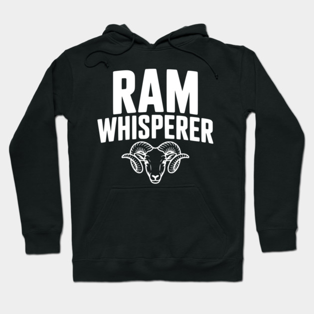 Ram Whisperer Hoodie by Frank Ring