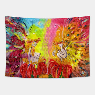 FLOWER FAIRIES OF DAWN Tapestry