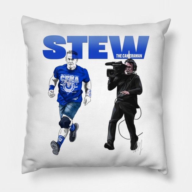 Stew the Cameraman Pillow by 51Deesigns