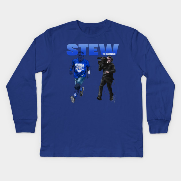 Stew the Cameraman Kids Long Sleeve T-Shirt by 51Deesigns