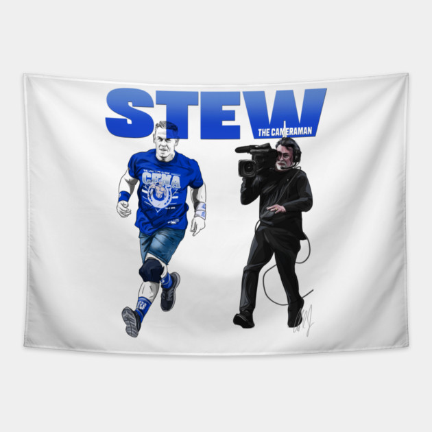 Stew the Cameraman Tapestry by 51Deesigns