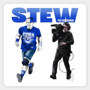 Stew the Cameraman Sticker