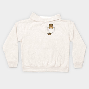 Cute Leopard Gecko Pocket,  Funny Reptile Lizard Owner Gifts for Men, Women, Kids | Awesome Birthday Holiday Gift Kids Hoodie