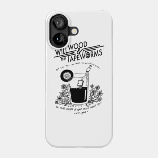 Experimental Avant Pop Chaos Will Wood and The Tapeworms Phone Case