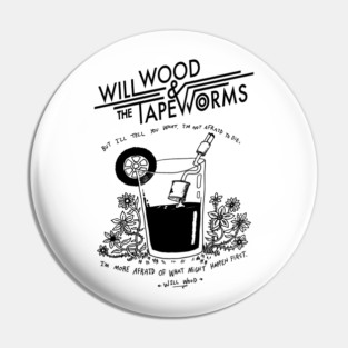Experimental Avant Pop Chaos Will Wood and The Tapeworms Pin