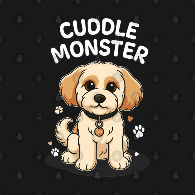 Cuddle Monster – Cute Cavachon / Cavapoo Style Cartoon Dog Design by Butter Creative