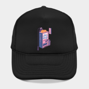 Neon Neko Vending Machine Nights Hat