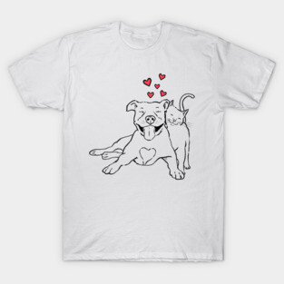 Pitties and Kitties T-Shirt