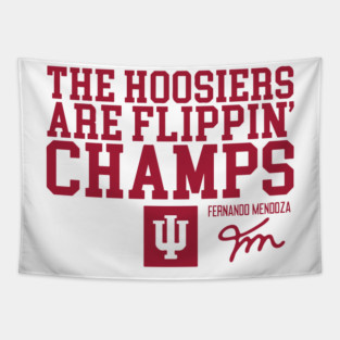 The Hoosiers Are Flippin’ Champs Tapestry
