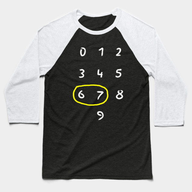 67 Baseball T-Shirt by Creatifly Graphic Tees