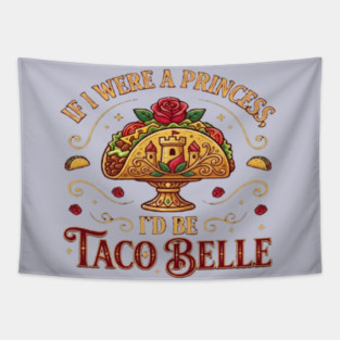 Vintage Retro Taco Bell Bell Logo (or) Distressed Bell Logo Taco Tapestry