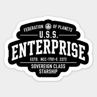 U.S.S. Enterprise-E Sticker