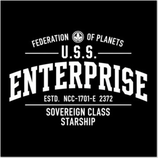 U.S.S. Enterprise-E Posters and Art