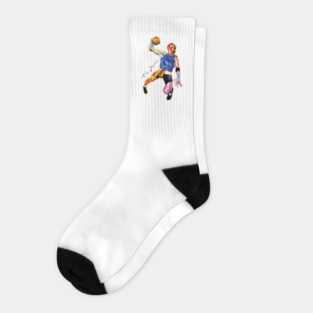 90s Jordan Basketball Look Classic Socks