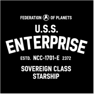 U.S.S. Enterprise-E Posters and Art