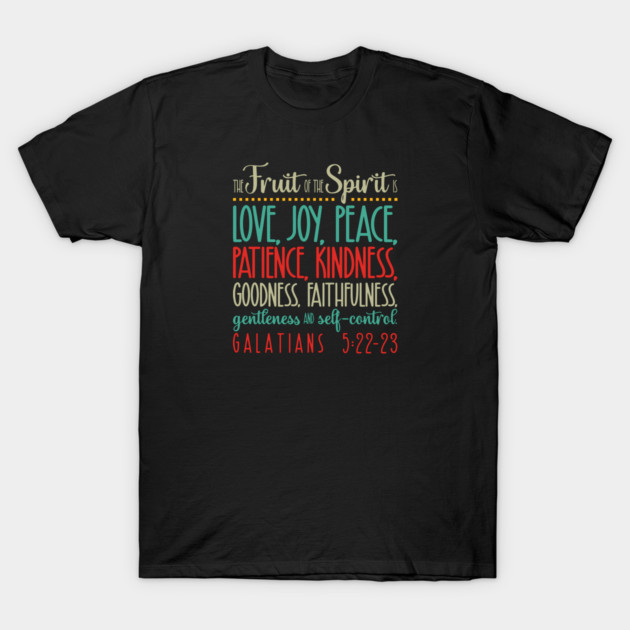 The Fruit Of The Spirit T-Shirt by Charles's Store 8