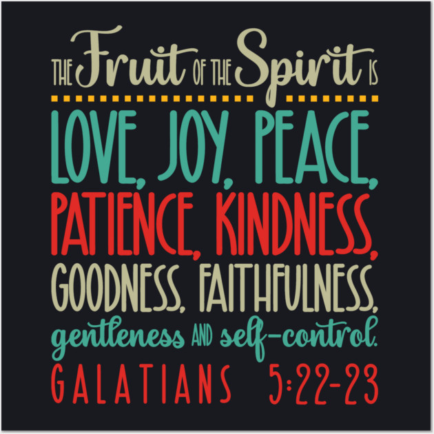 The Fruit Of The Spirit Wall Art by Charles's Store 8