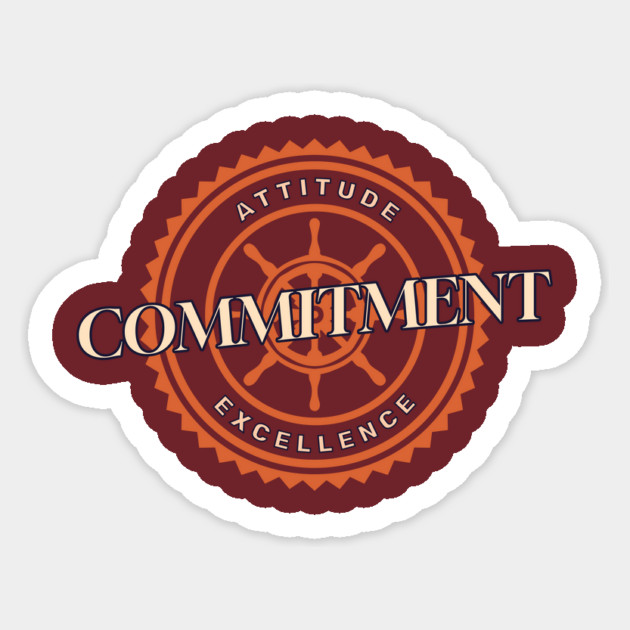 Attitude Commitment Excellence Sticker by Jerry