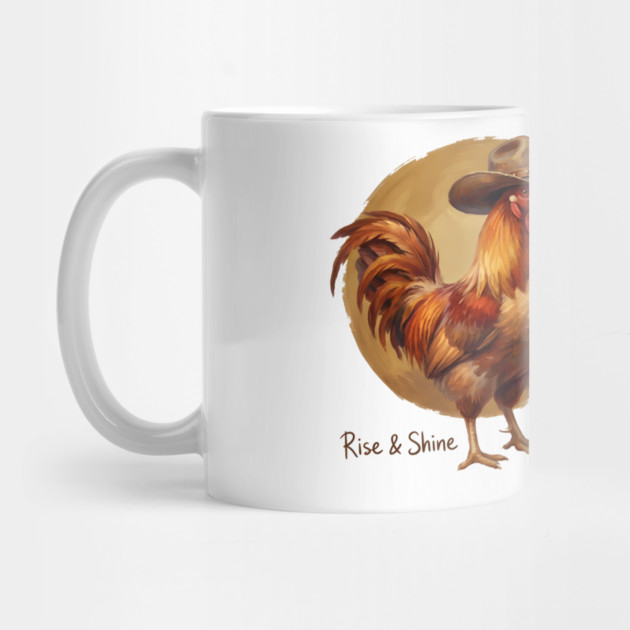 Rise & Shine The Boss Farm Animal Rooster by ArtistTee ⭐⭐⭐⭐⭐