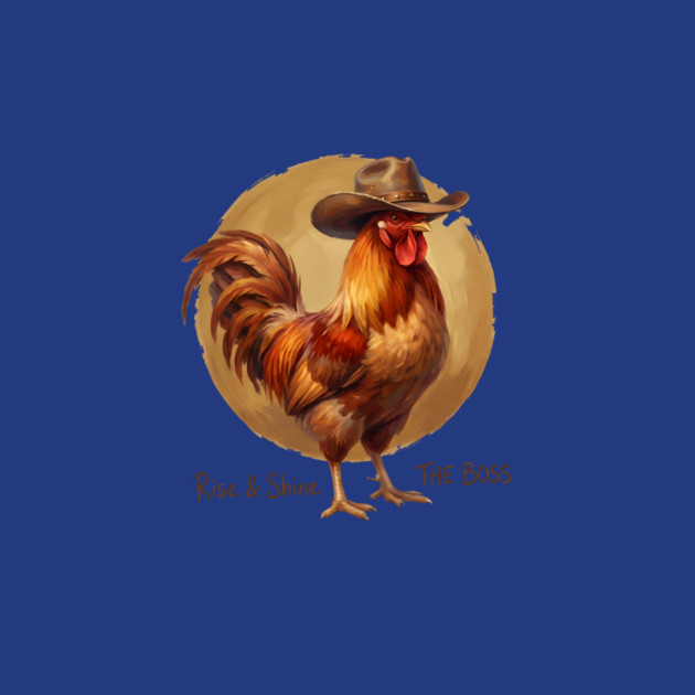 Rise & Shine The Boss Farm Animal Rooster by ArtistTee ⭐⭐⭐⭐⭐