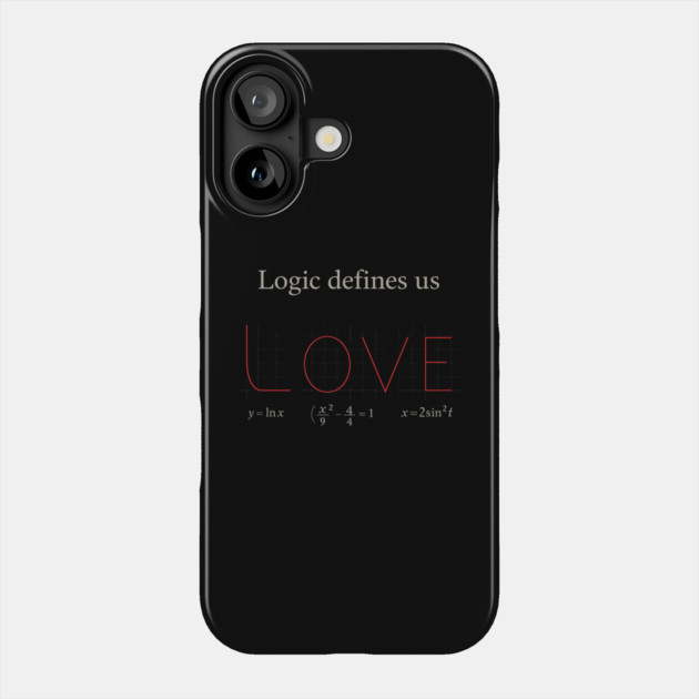 Logic Defines Us Math Teacher Student Gift Phone Case by ArtistTee ⭐⭐⭐⭐⭐