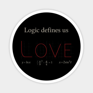 Logic Defines Us Math Teacher Student Gift Magnet
