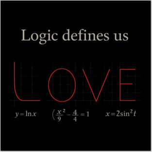 Logic Defines Us Math Teacher Student Gift Posters and Art