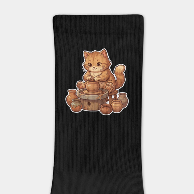 Cat Potter Pottery Cat Lover Cute by ArtistTee ⭐⭐⭐⭐⭐