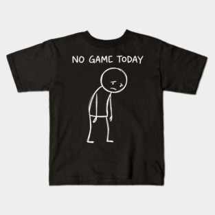No Game Today Gamer Sadness Kids T-Shirt