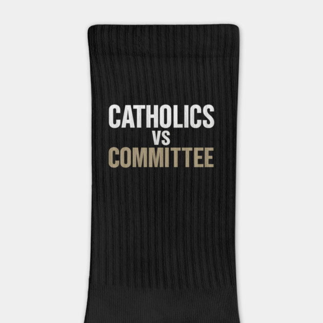 Catholics Vs Committee Funny Religious Humor by ArtistTee ⭐⭐⭐⭐⭐