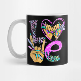 Love Nail Tech Art Manicurist Salon Tools Mug