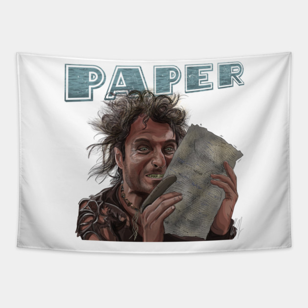 Waterworld: PAPER! Tapestry by 51Deesigns