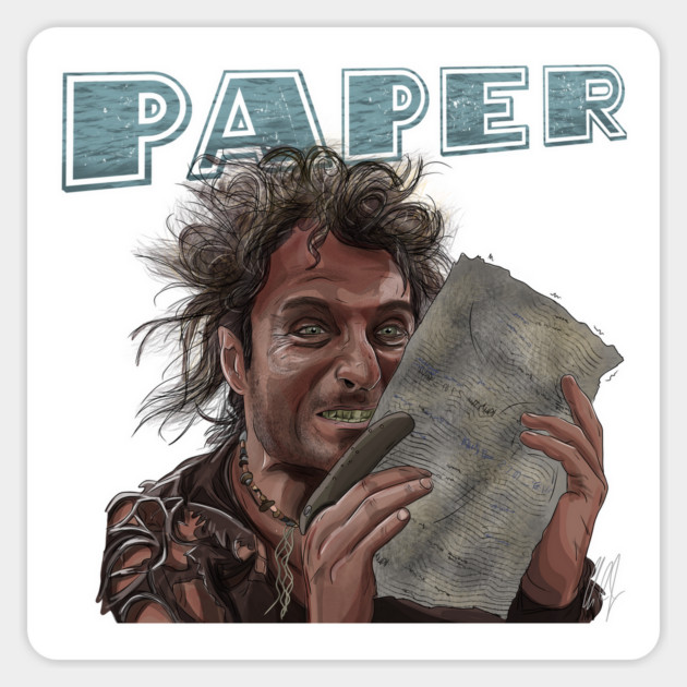 Waterworld: PAPER! Magnet by 51Deesigns