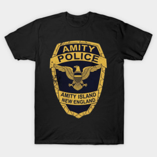 Amity Police Department Badge T-Shirt
