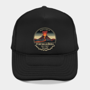 Eyjafjallajökull Volcano Iceland Hat
