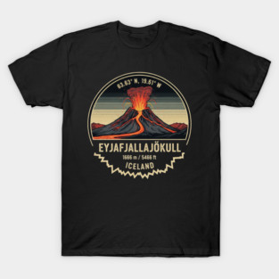 Eyjafjallajökull Volcano Iceland T-Shirt