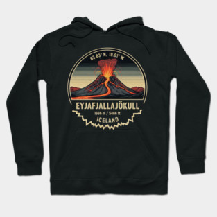 Eyjafjallajökull Volcano Iceland Hoodie