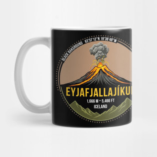 Eyjafjallajökull Volcano Iceland Mug