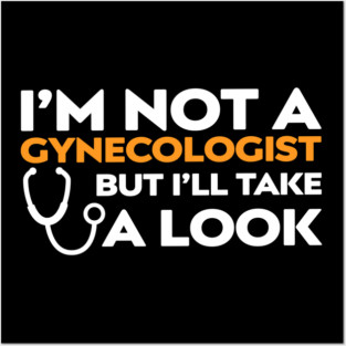 I’m Not a Gynecologist But I’ll Take a Look Posters and Art