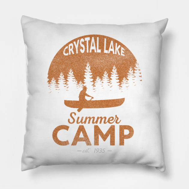 Crystal Lake Summer Camp – Est. 1935 Pillow by Shit Post Hero
