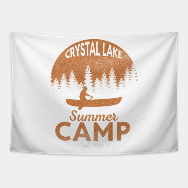 Crystal Lake Summer Camp – Est. 1935 Tapestry by Shit Post Hero