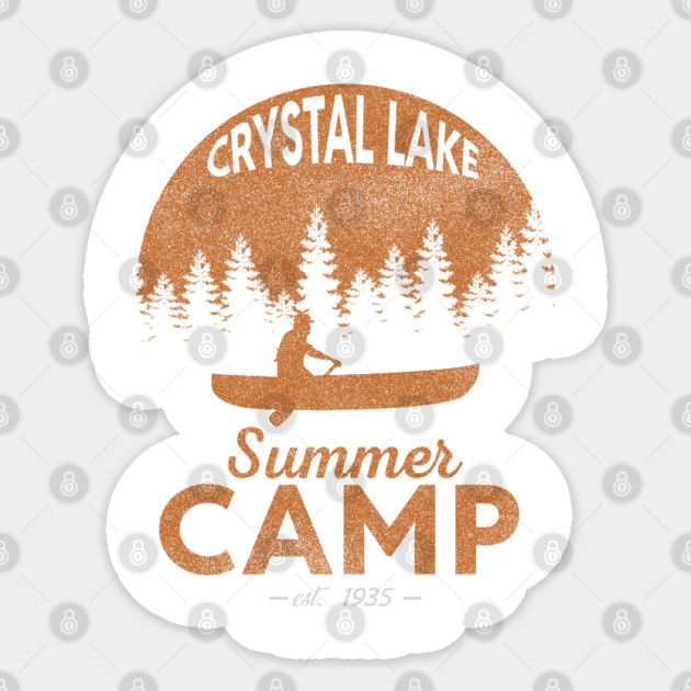 Crystal Lake Summer Camp – Est. 1935 Sticker by Shit Post Hero