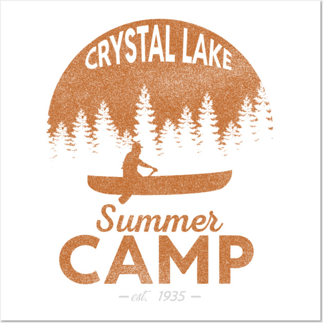 Crystal Lake Summer Camp – Est. 1935 Wall Art by Shit Post Hero