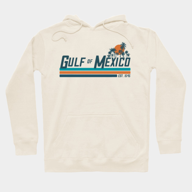 Gulf of Mexico – Retro Sunset (Est. 1545) Hoodie by Shit Post Hero